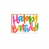Happy Birthday Card with Envelope (6832111-4)