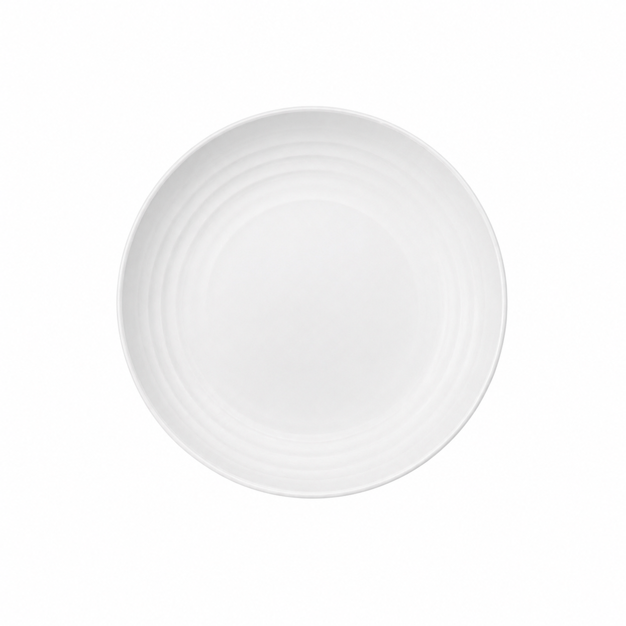 9" White Heavy Duty Plastic Dinner Plate (W2YNCK)