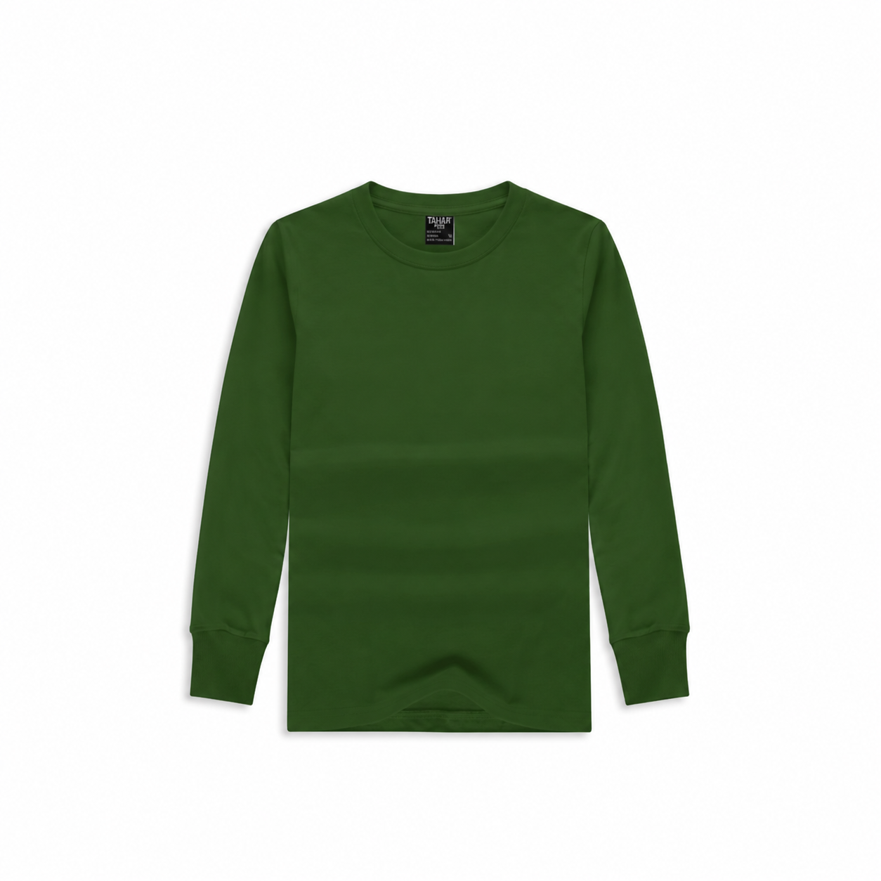Talha Long-Sleeve Crew-Neck Deep forest (333104)