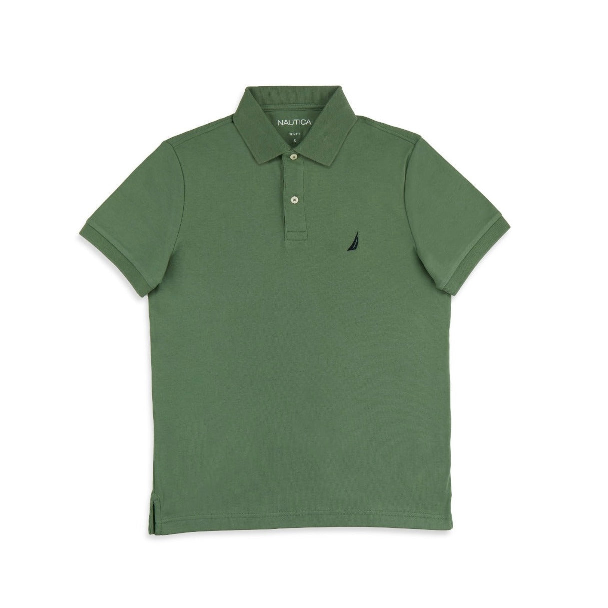 Nautica Slim-Fit Interlock Polo Shirt Shaded Spruce (23283704)