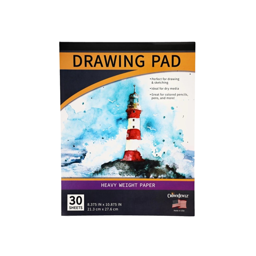 Heavyweight Drawing Paper, 30-sheet 9x12 in(924753)