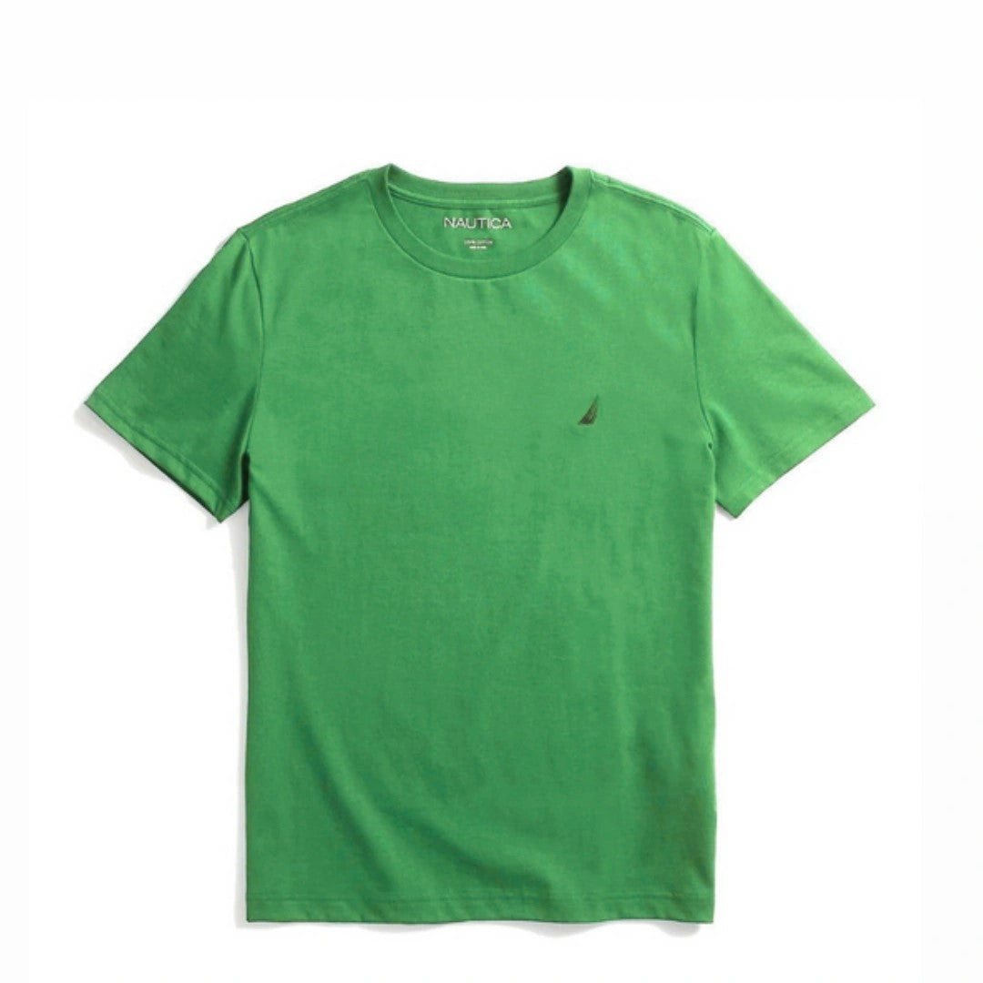 Nautica Solid Crew Neck T-Shirt Emerald (23283720)