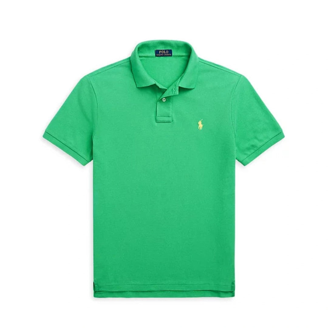 Polo Ralph Lauren Custom Slim Fit Mesh Polo Shirt Shamrock Green (933086)