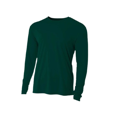 A4 Cooling Performance Long Sleeve Crew Neck Forest (N3165FO)