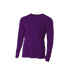 A4 Cooling Performance Long Sleeve Crew Neck Purple (N3165PU)