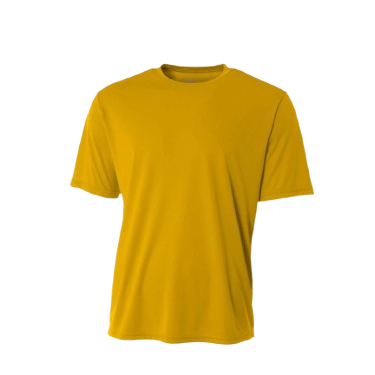 A4 Cooling Performance Short Sleeve Crew Neck Gold (N3142GO)