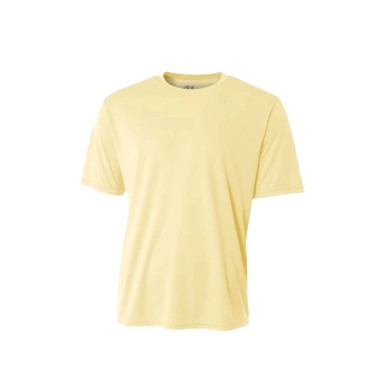 A4 Cooling Performance Short Sleeve Crew Neck Light Yellow (N3142LY)