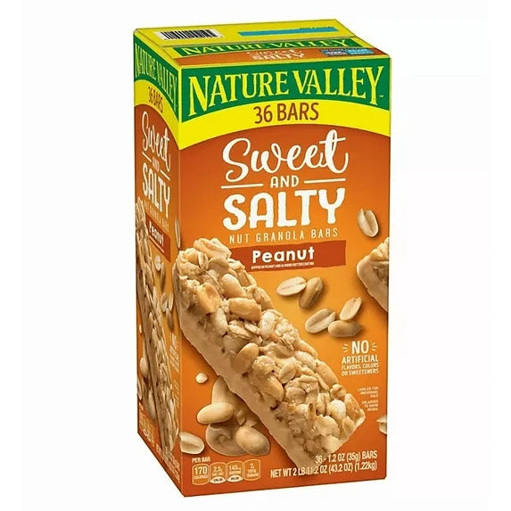 Nature Valley Sweet & Salty Nut Peanut Granola Bars 36 ct 43.2oz