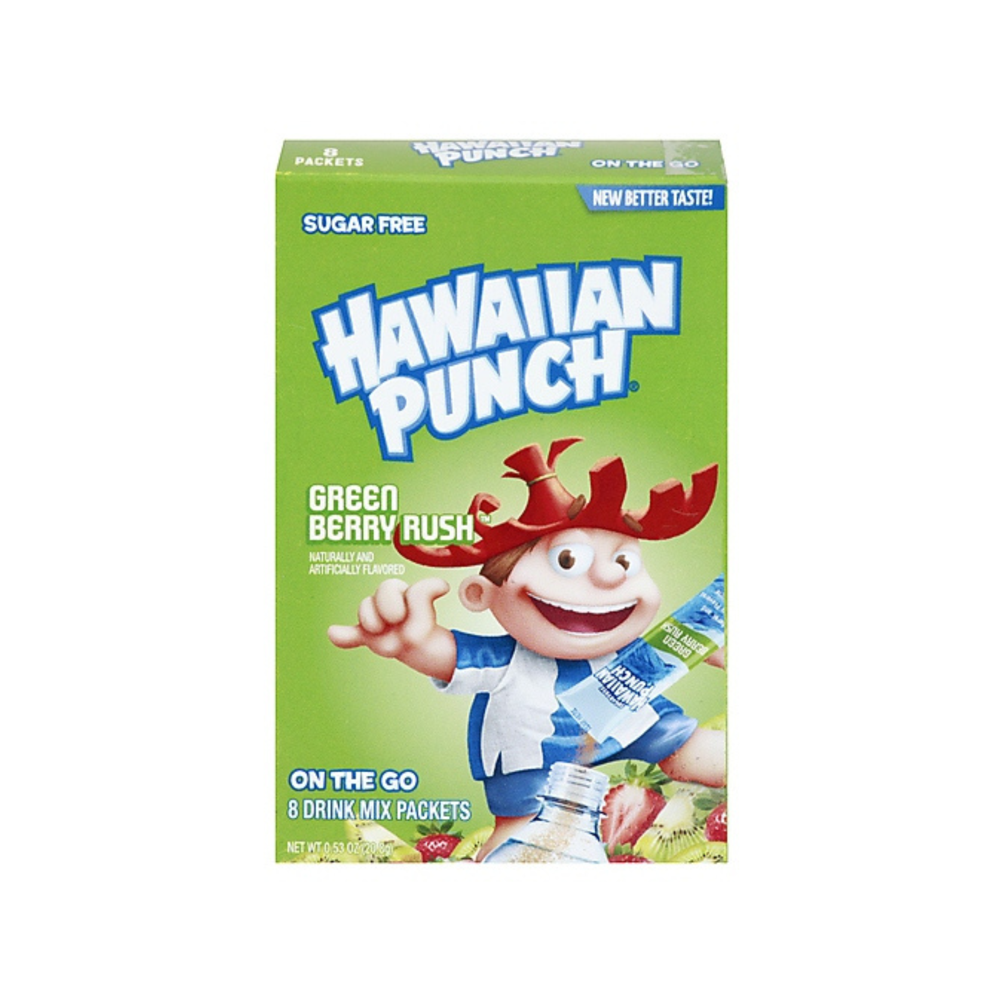 Hawaiian Punch Green Berry Rush 8 pack 0.9oz (9448790)