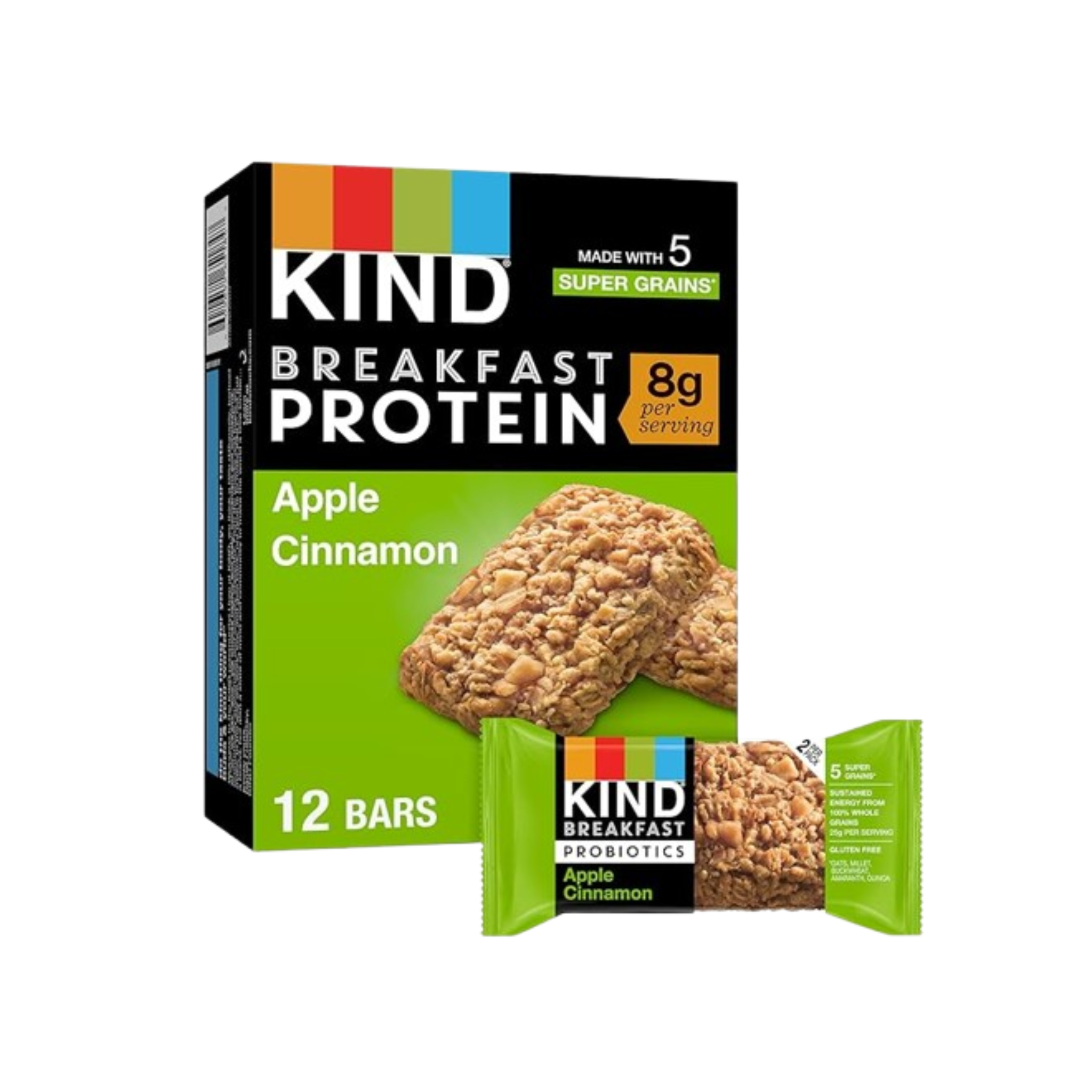 KIND Apple Cinnamon Breakfast Bar 6pk 10.58oz (KD1766)