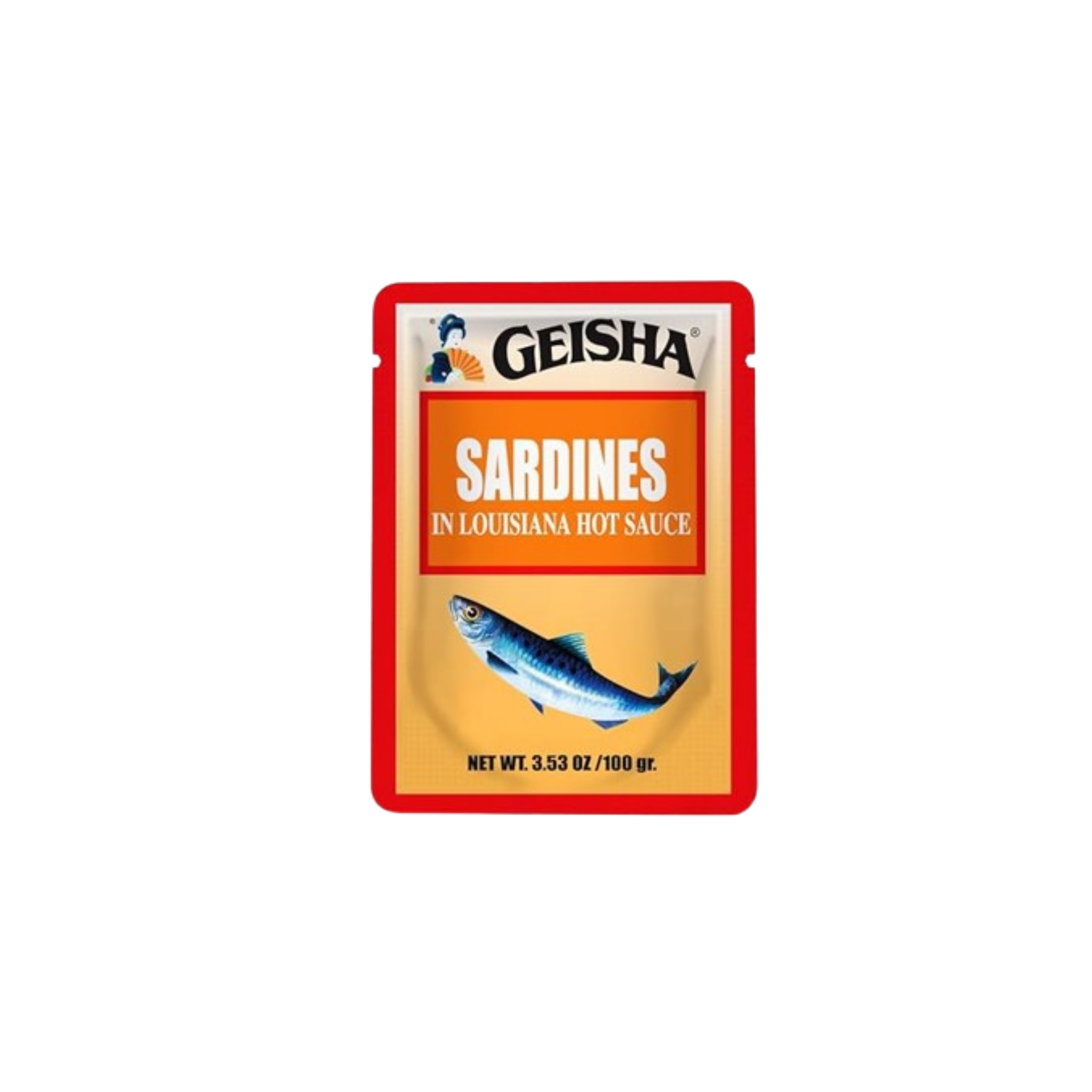 GEISHA Sardines In Hot Sauce 3.53oz (G35324)