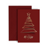 EasyKart Christmas Greeting Card Gold Foiling Xmas Tree w/ Envelope (H3250)