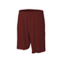 A4 Moisture Management 9In  Shorts W/Pockets ''Maroon'' (N5338-11)
