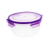 Sure fresh Round Plastic Storage Bowl w/ Clip-Lock Lid 6.38 cups (218564)
