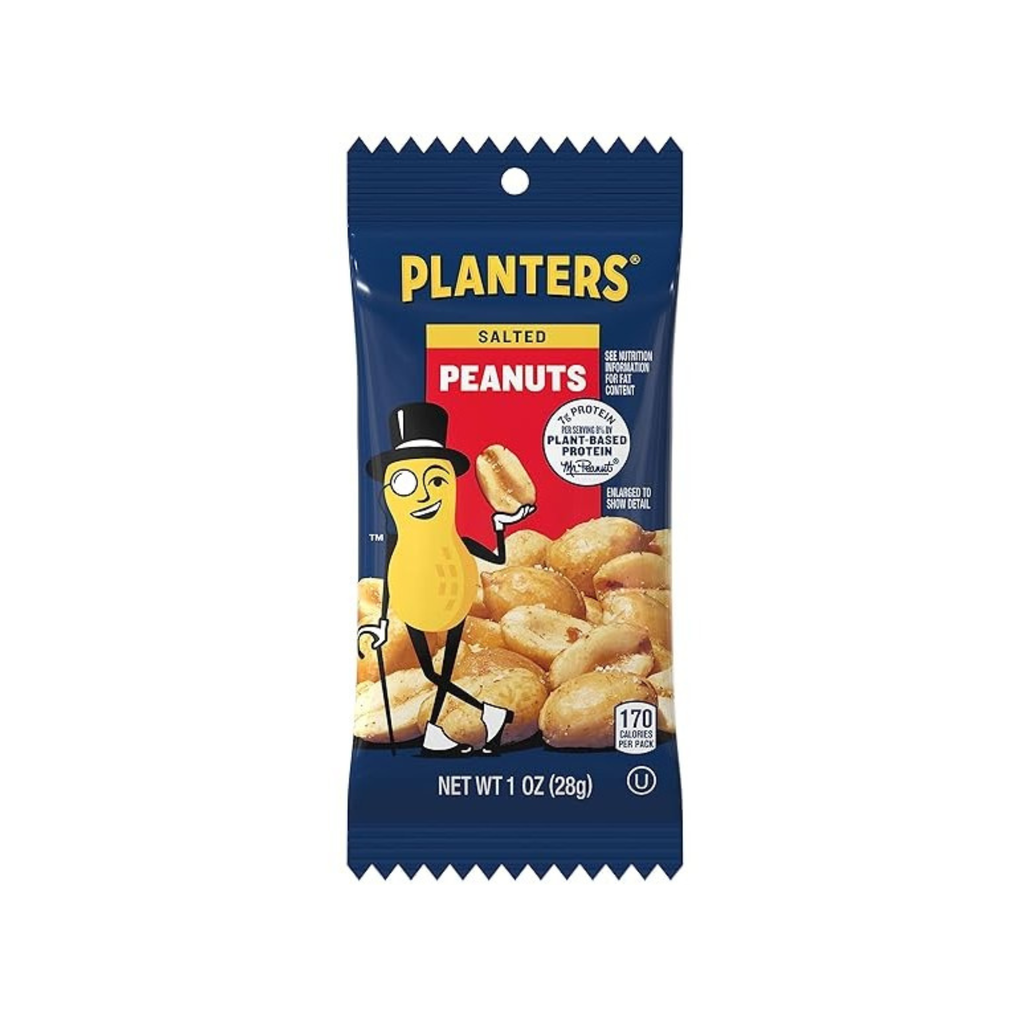 Planters Nuts Salted Peanuts 1.0 oz (599047S)