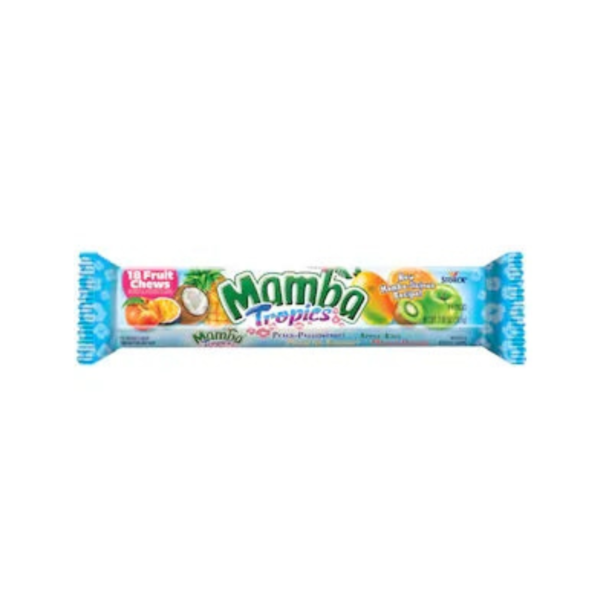 Mamba Tropics Chews 3 Brick Stick Pack, 2.8 oz. (377103)