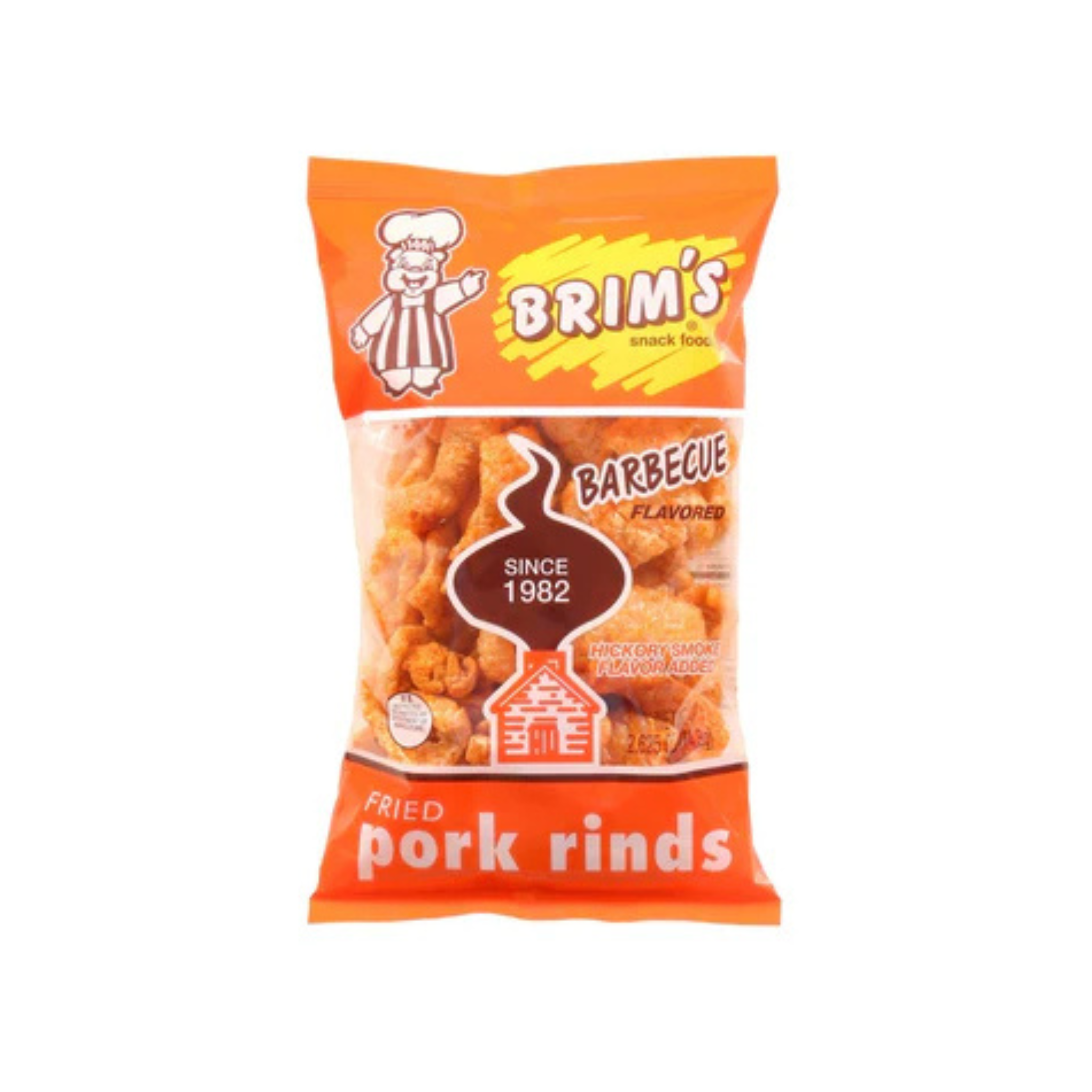 Brim's Fried Barbecue Pork Rinds 2.63oz (303614)