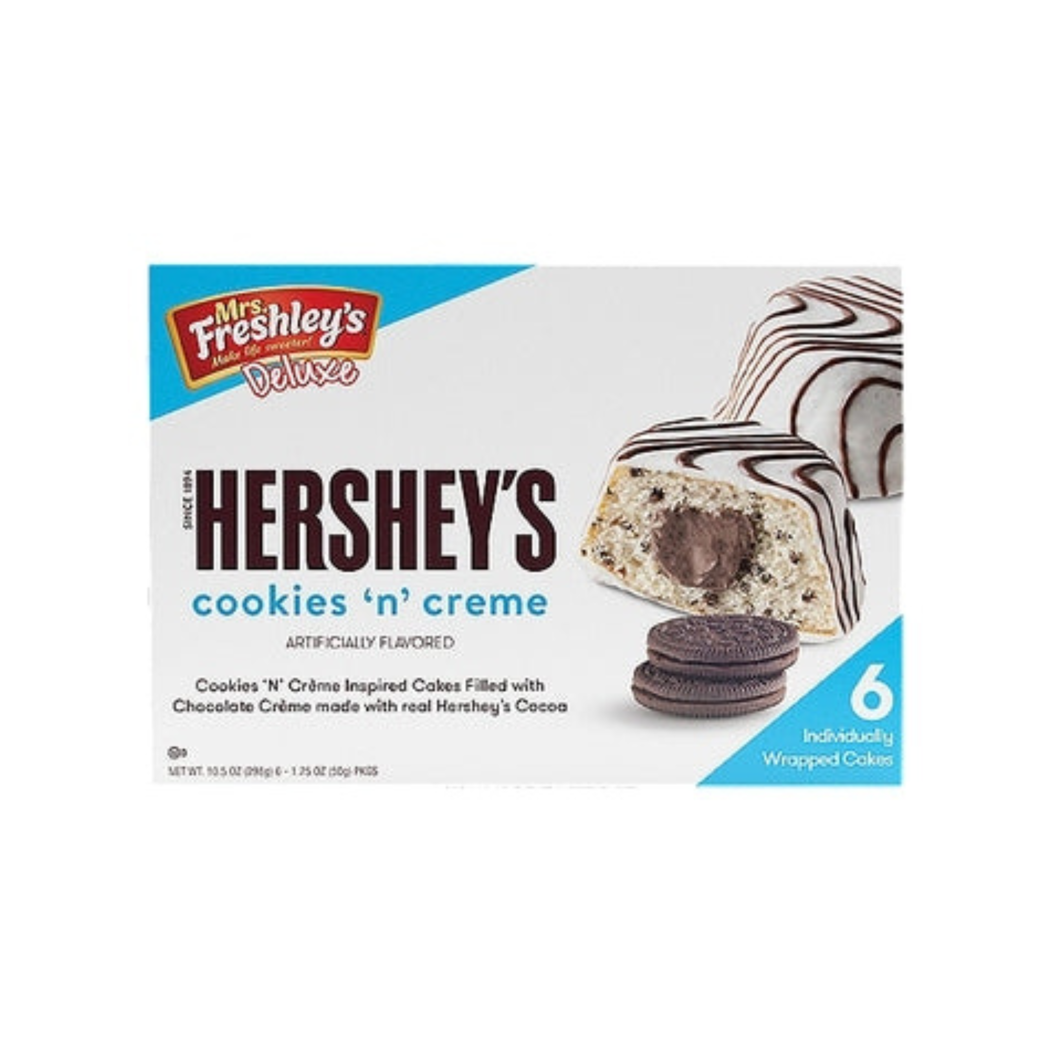Mrs. Freshley's Hershey's Cookies 'N' Creme Cakes (897604)