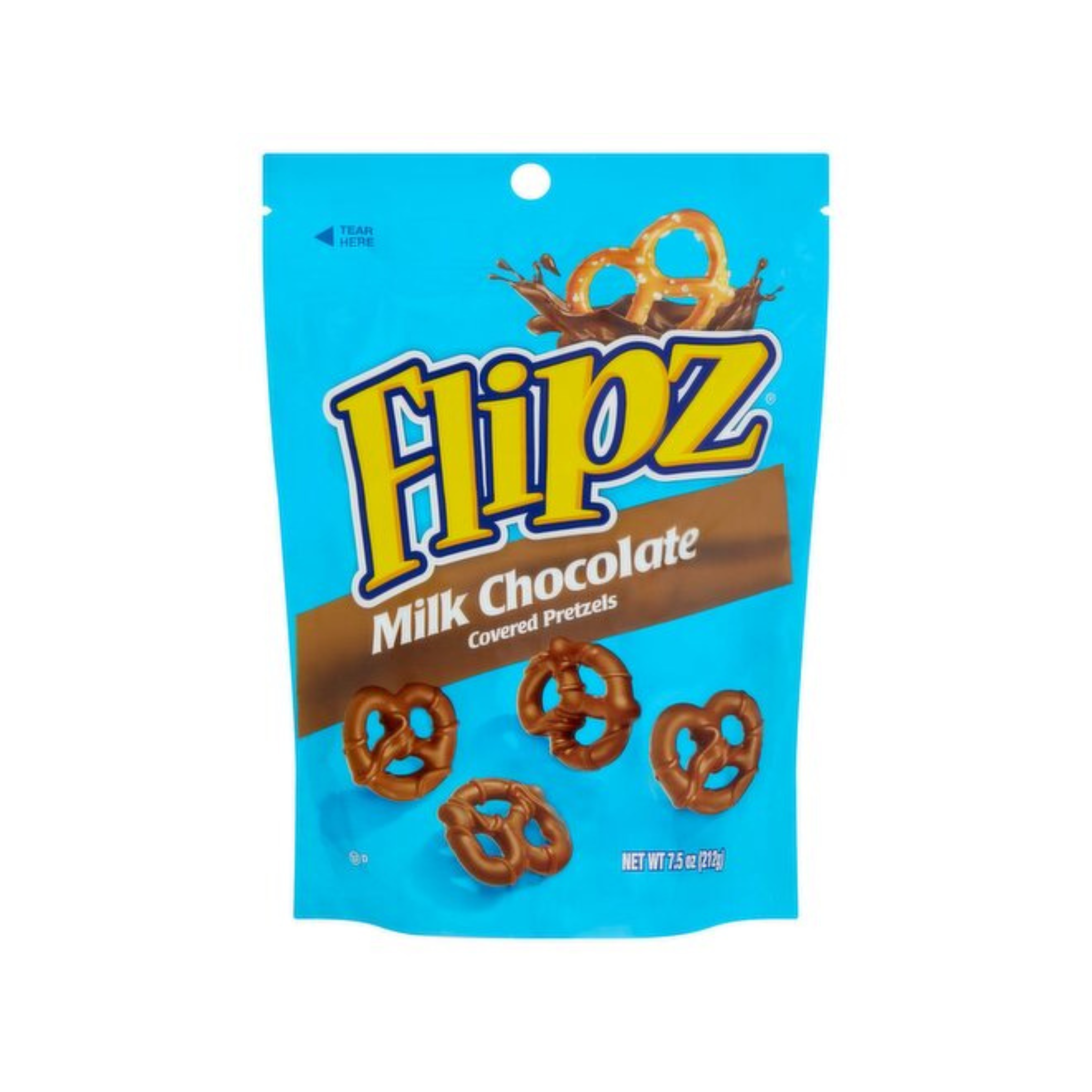 Flipz Milk Chocolate Pretzels 7.5oz (5006202)