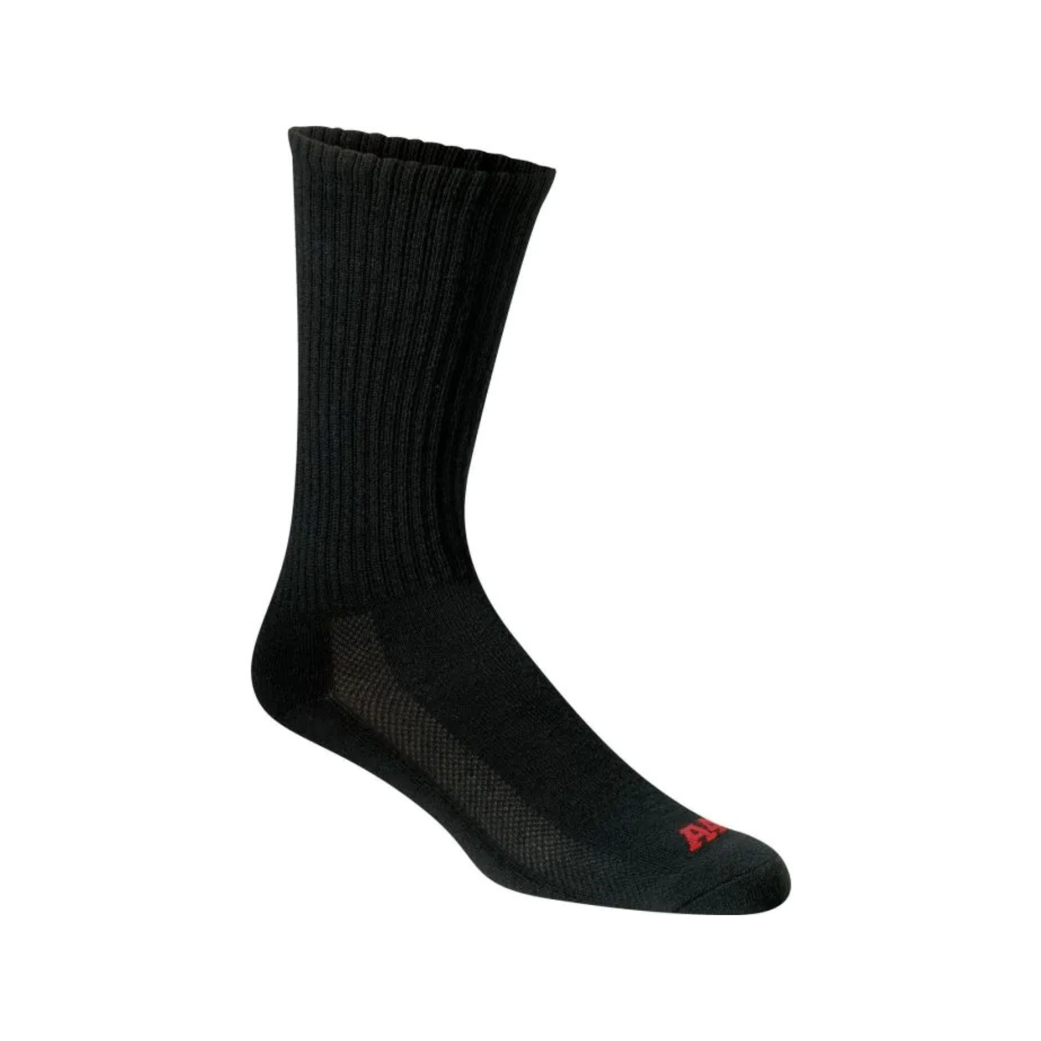 A4 Crew Sock Black (S8004B)