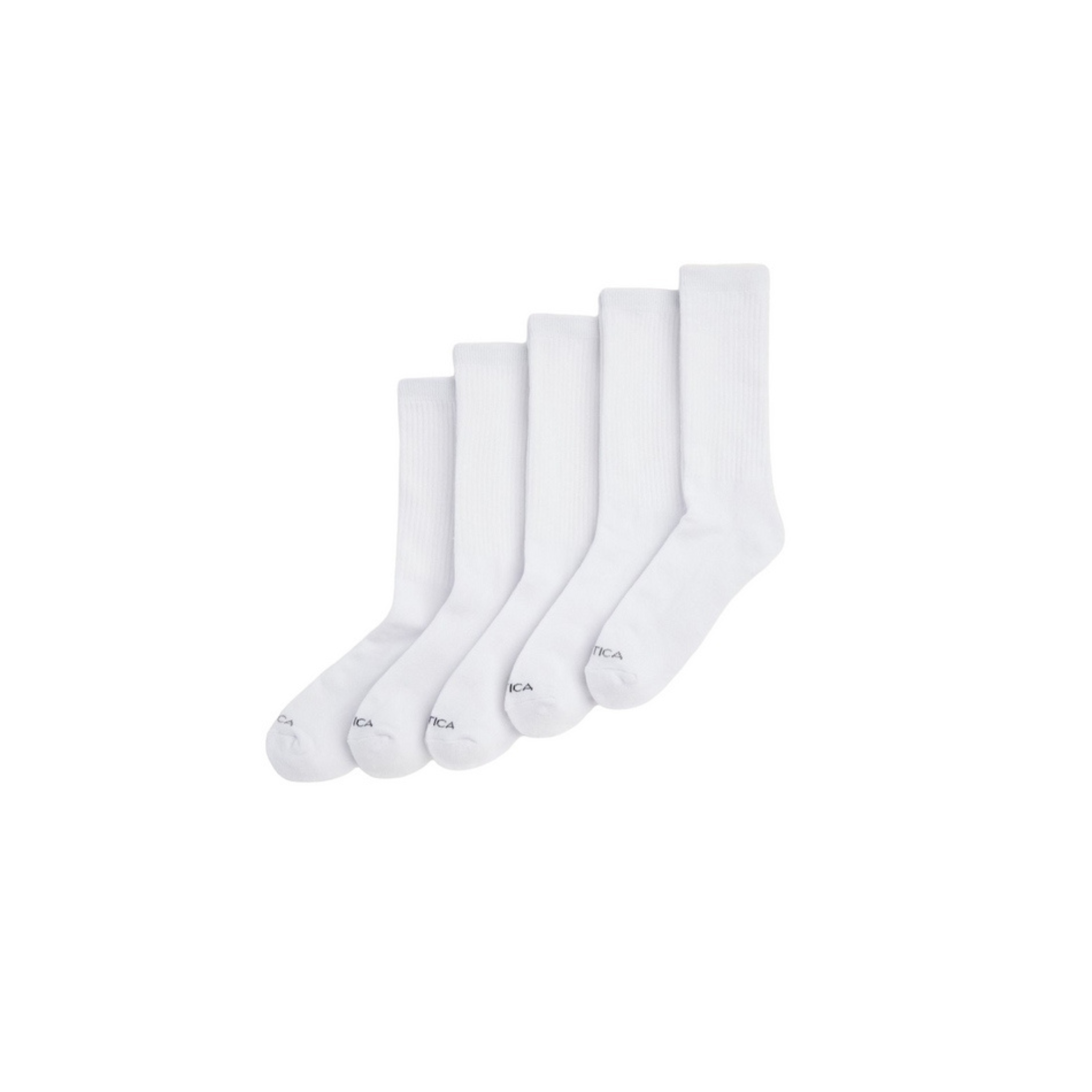 Nautica Athletic Black Core Basic Quarter socks 6pk (6808539)
