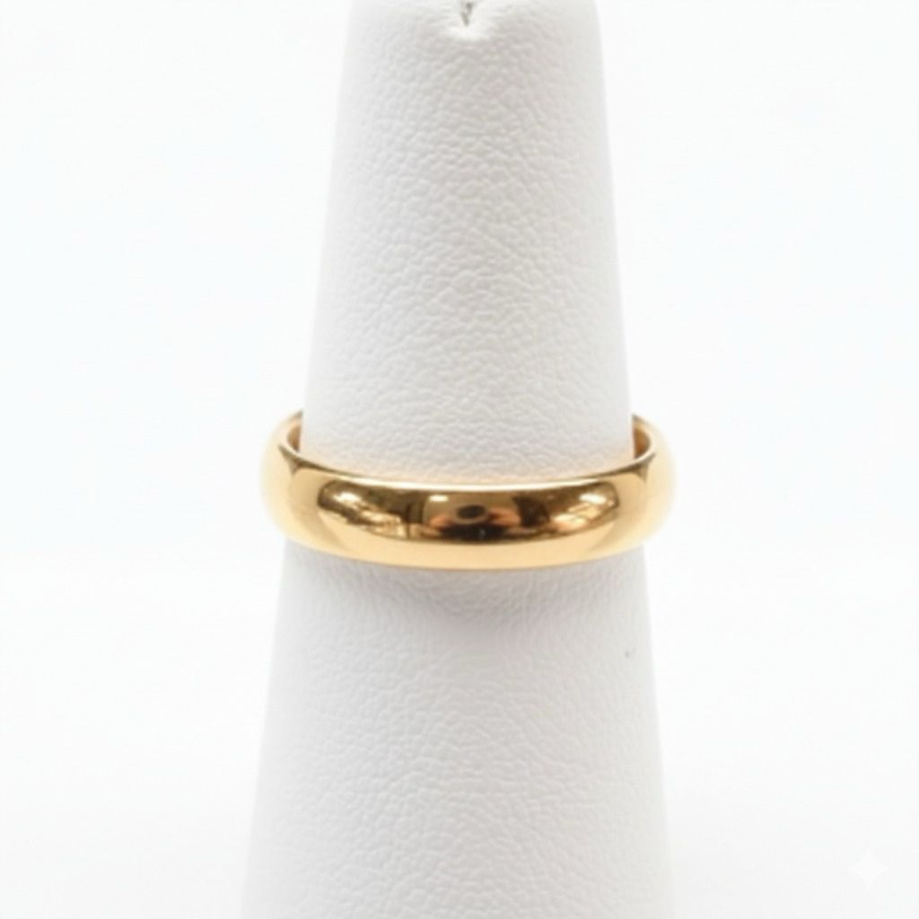 Gold Tone Wedding Ring Only (1111G)