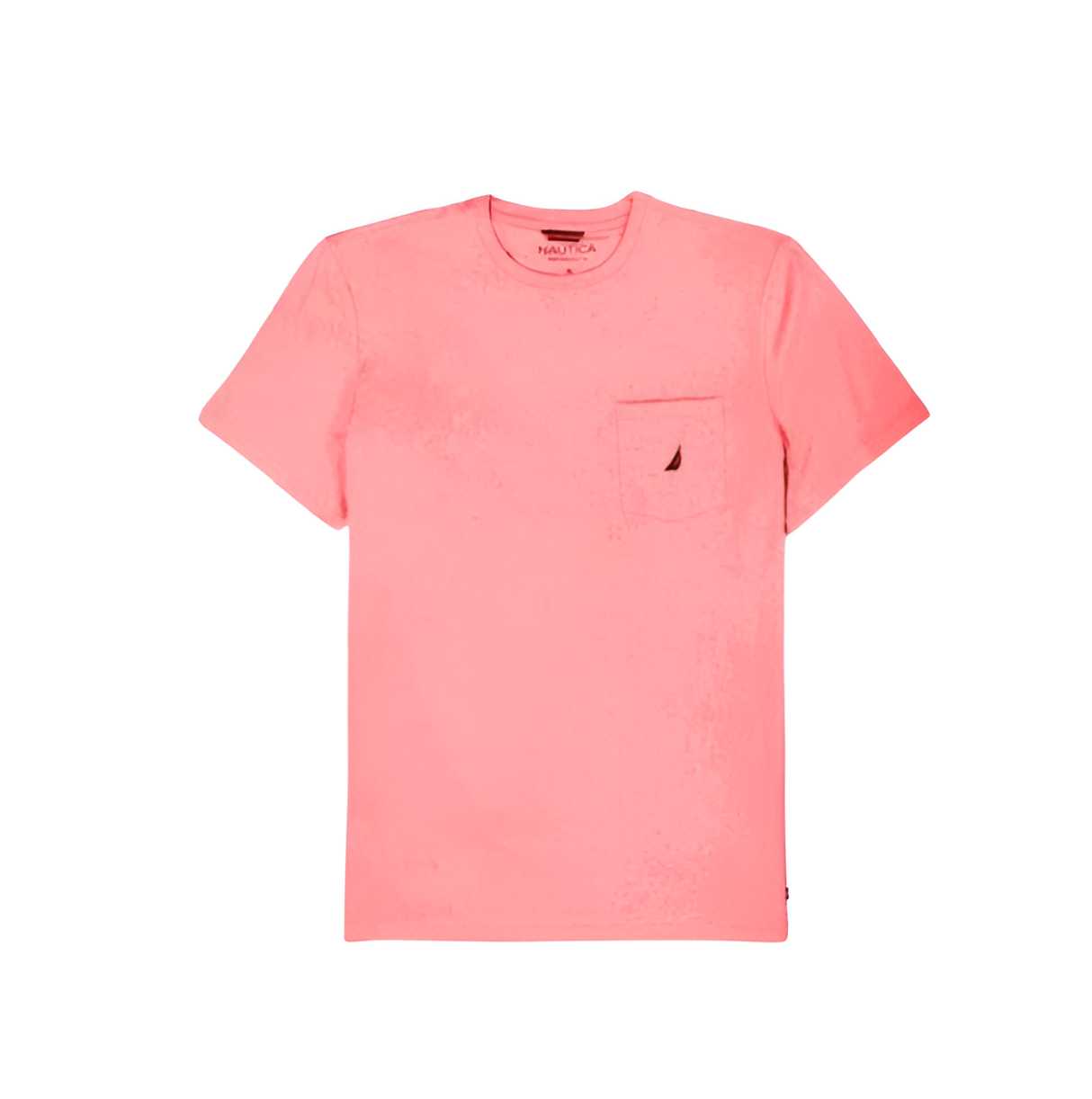 Nautica Stretch Cotton Tee With Pocket Musk Melon 23213797