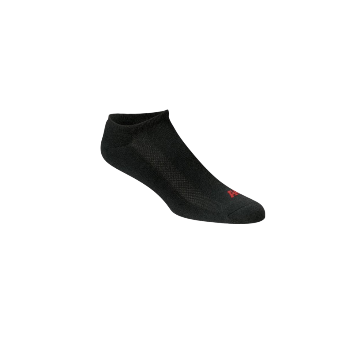 A4 No Show Black Socks (S8001B)