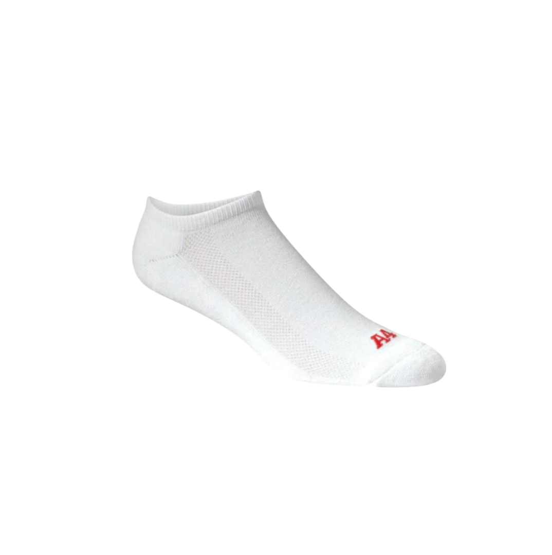 A4 No Show White  Socks (S8001W)