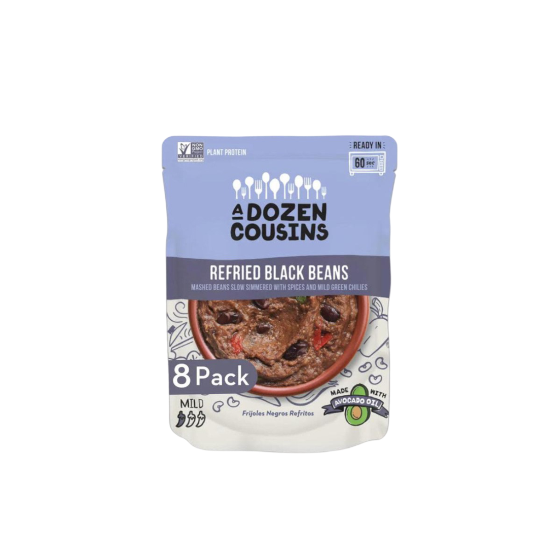 Dozen Cousins Refried Black Beans (812446030264)