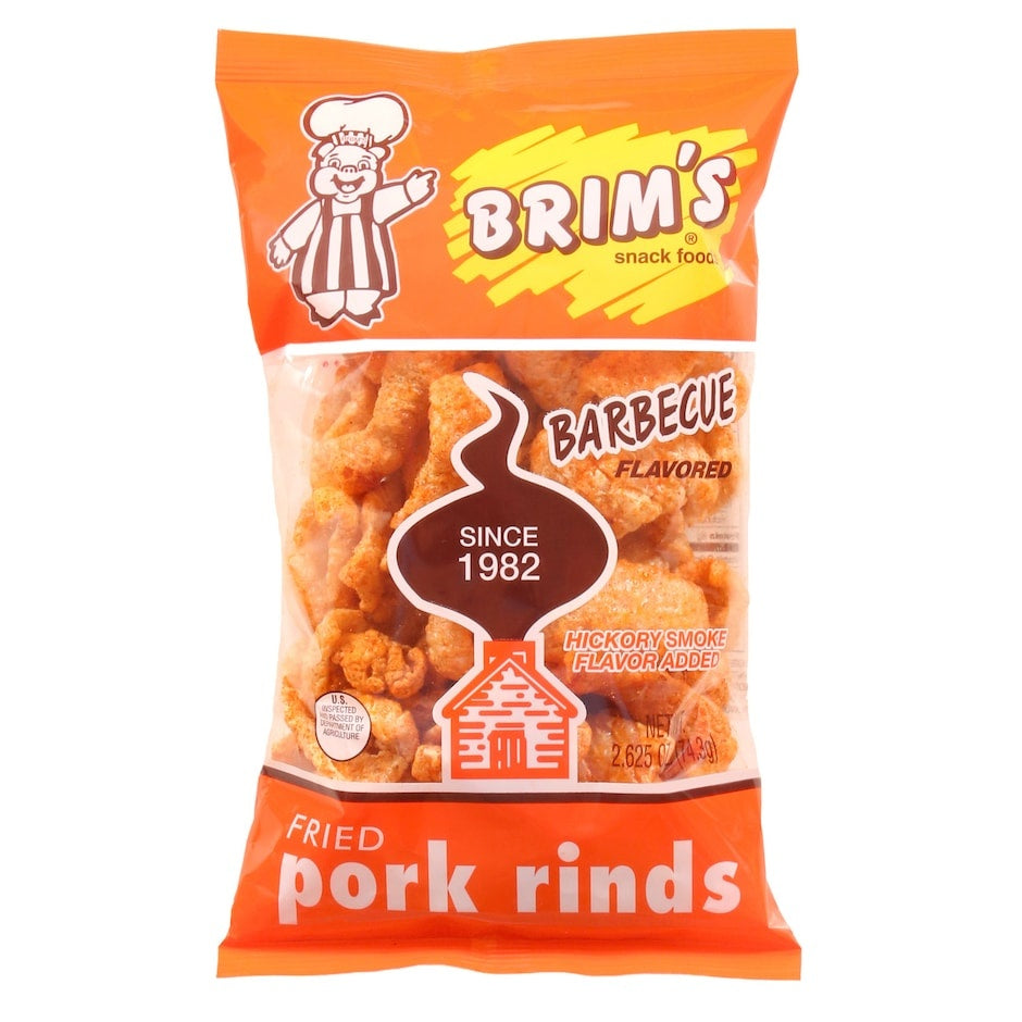 Brim's Fried Barbecue Pork Rinds 2.63oz (303614)