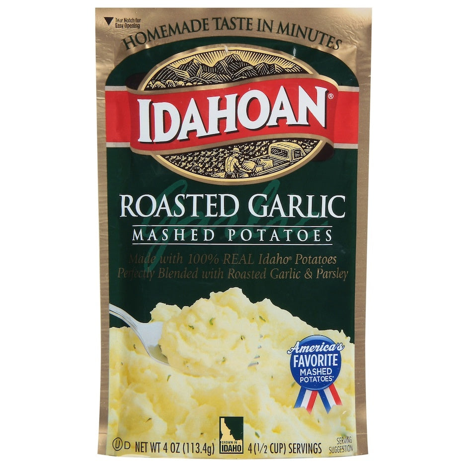 Idahoan Roasted Garlic Mashed Potatoes 4oz (356530)