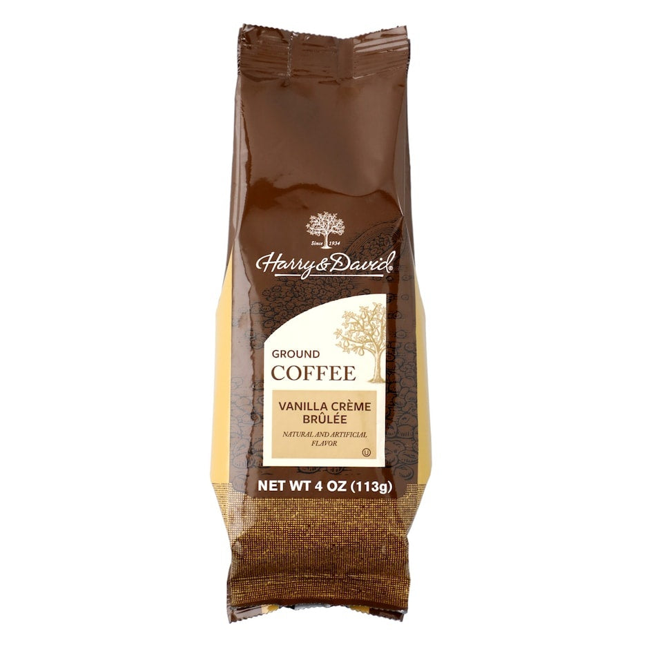 Harry and David Vanilla Crème Brulee Ground Coffee 4.0oz (358726)