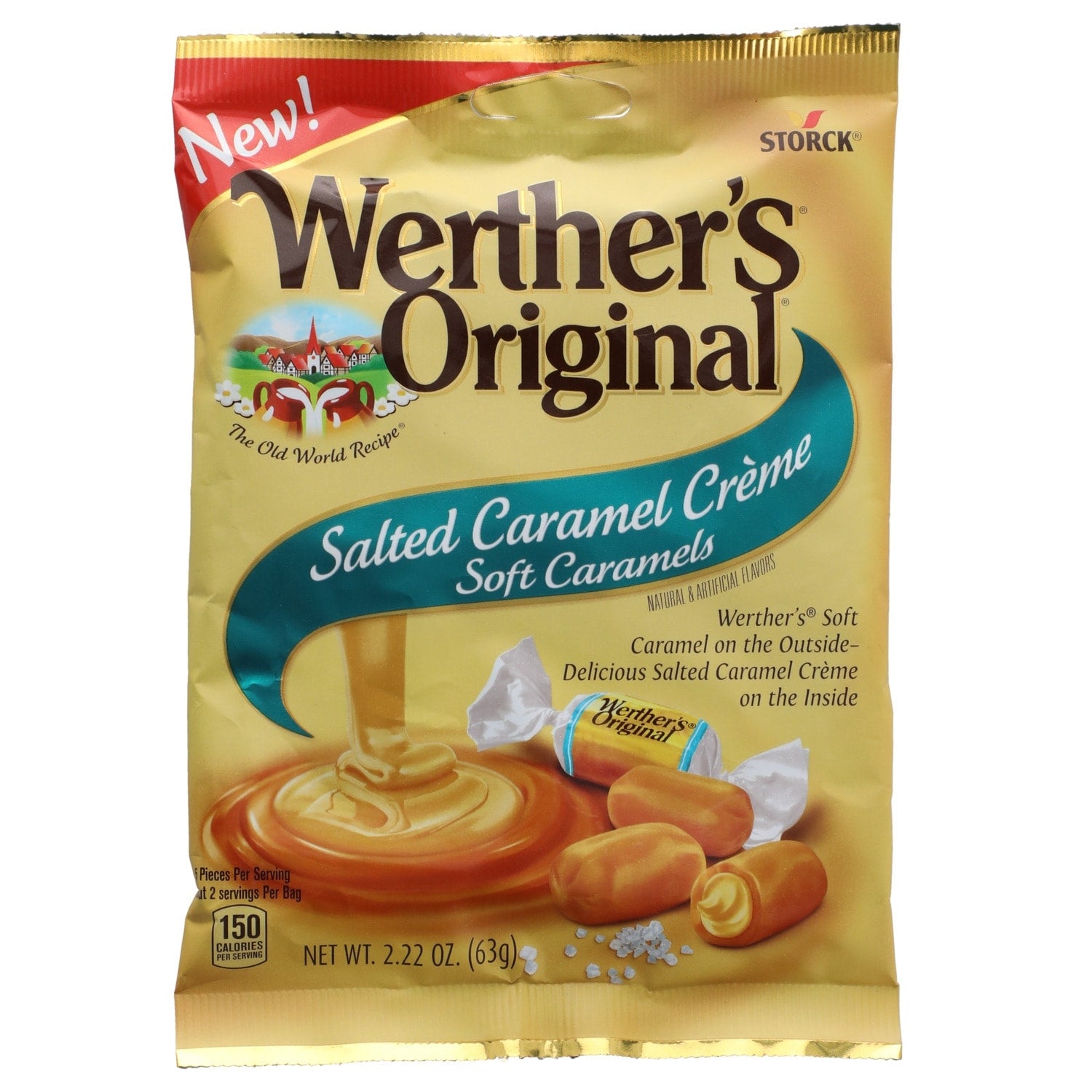 Werther's Salted Caramel Candies 2.2-oz (355604)