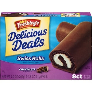 Mrs. Freshley's Swiss Rolls, 8ct (241526)
