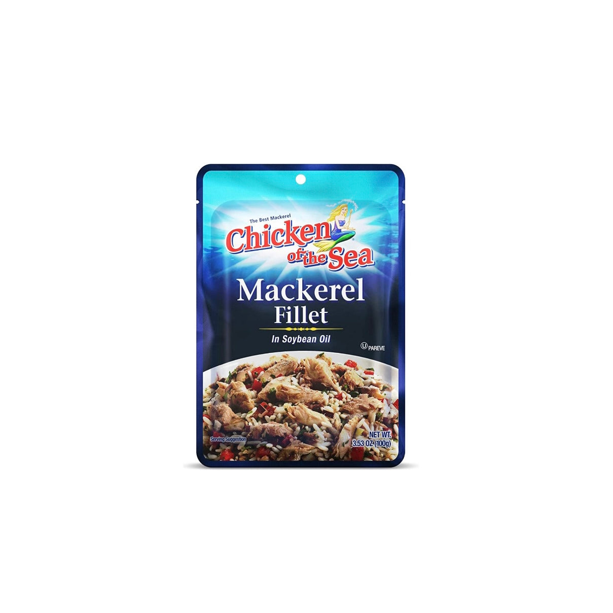 Chicken of the Sea Mackerel in soybean oil Pouch (4808987)