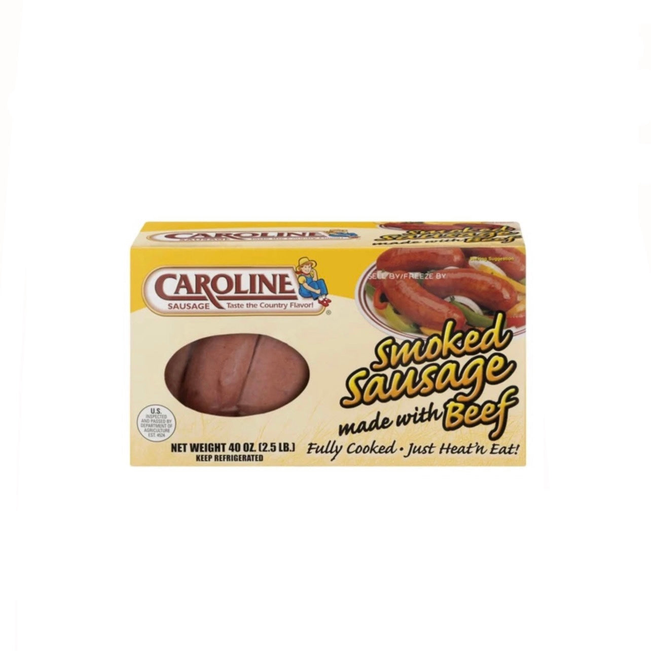 Caroline's Smoked Mild Beef Sausage (B985009A)
