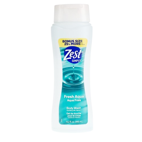 Zest Simply Fresh Aqua Body Wash 15.2oz (360929)