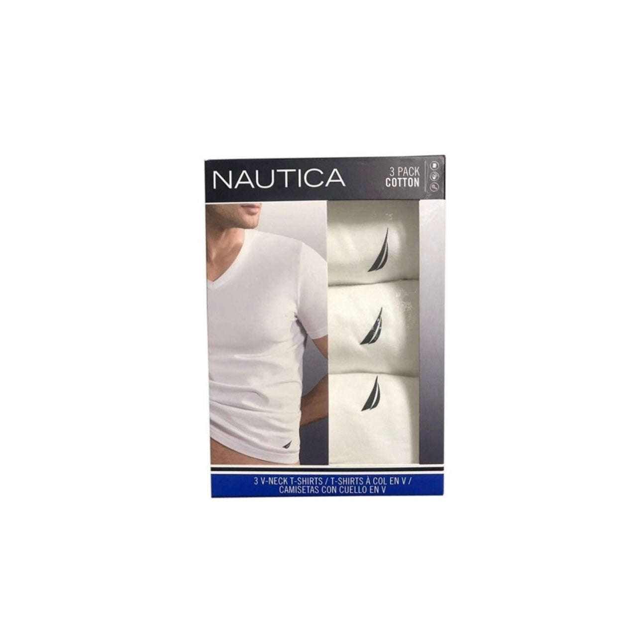 Nautica V-Neck T-Shirts 3 Pack (5261291)