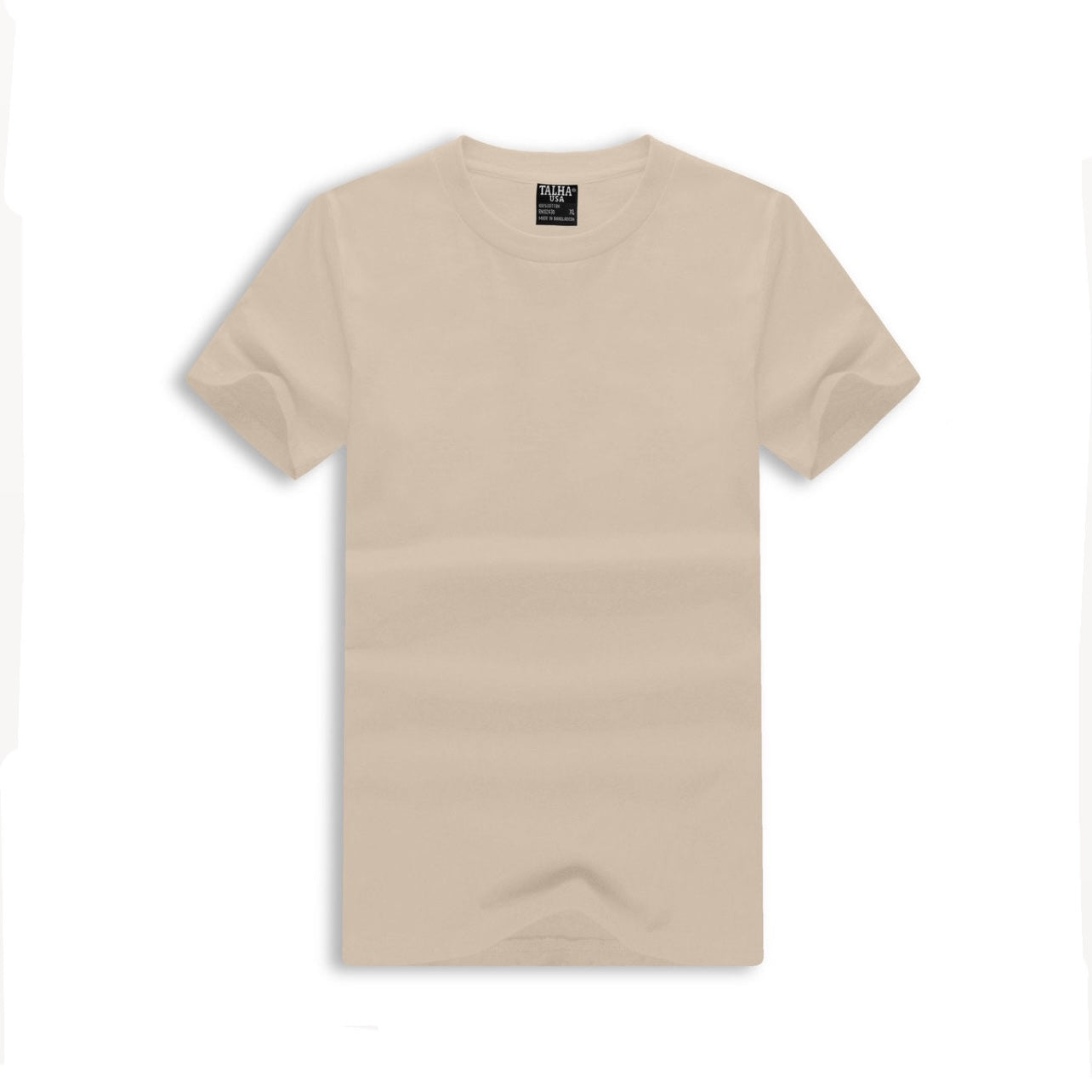 Talha Short Sleeve Crew-Neck T-Shirt - Khaki (666213)