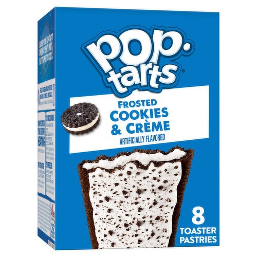 Pop Tarts Frosted Cookies & Creme Toaster Pastry 8pk 13.5oz 00038000222450