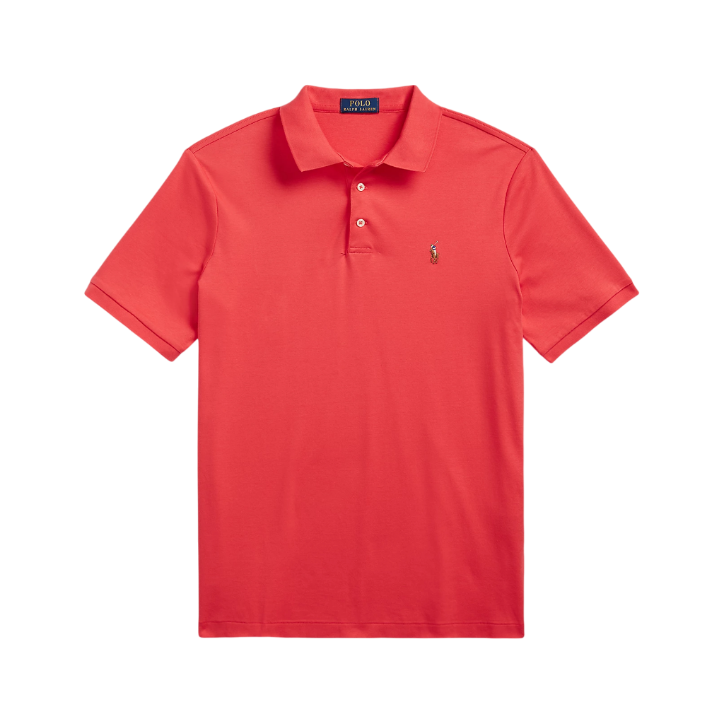 Polo Ralph Lauren Custom Fit Soft Cotton Polo Shirt Red Reef (903103)