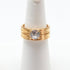 Gold Tone Engagement Ring Only (1018G)