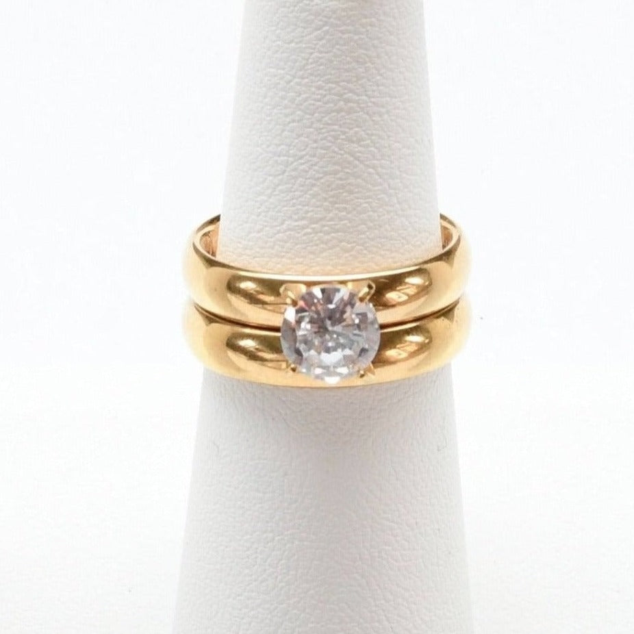 Gold Tone Wedding Ring Only (1111G)