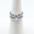 Silver Tone Wedding Ring Only (1111S)