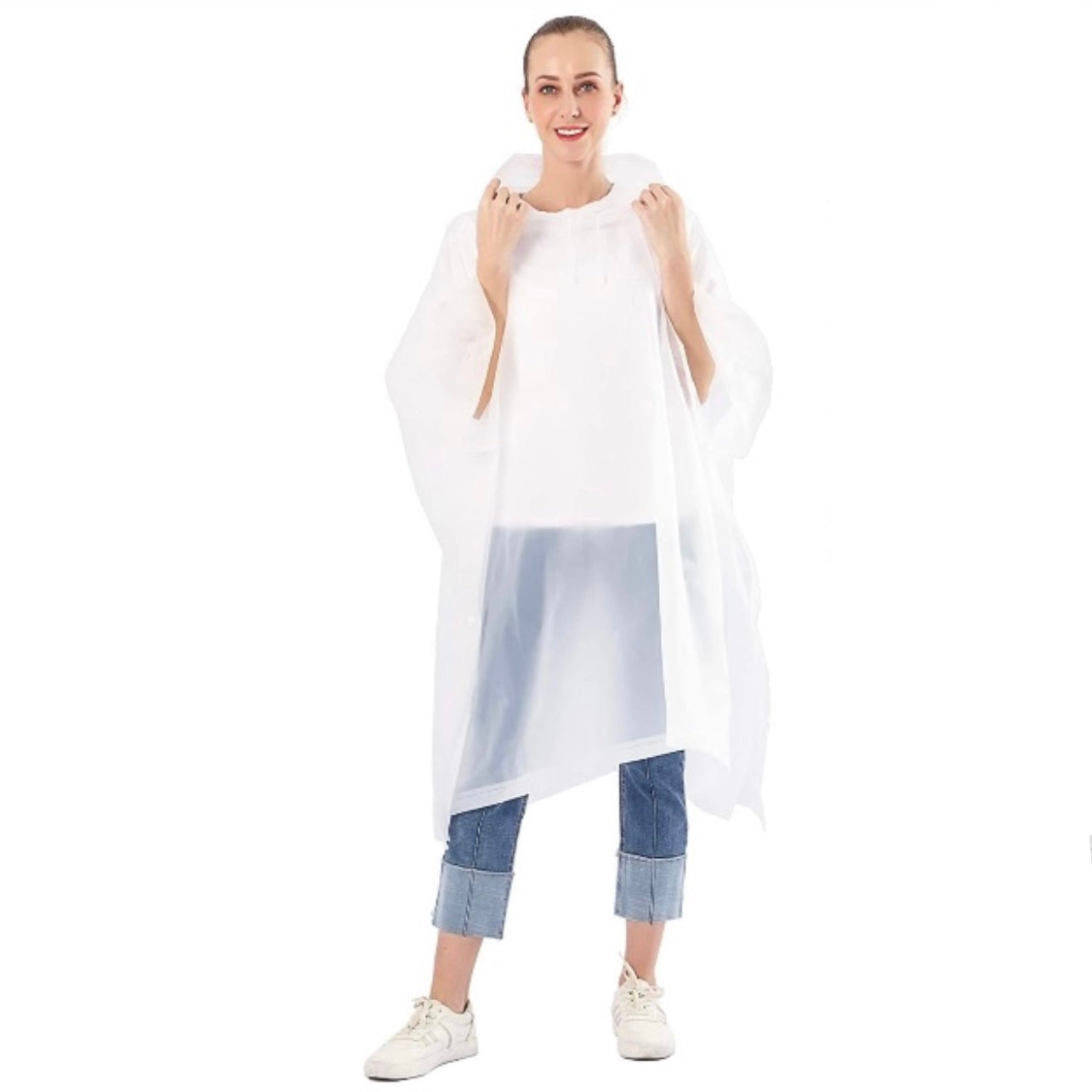 UNISEX Poncho with Hoodie (3238000)
