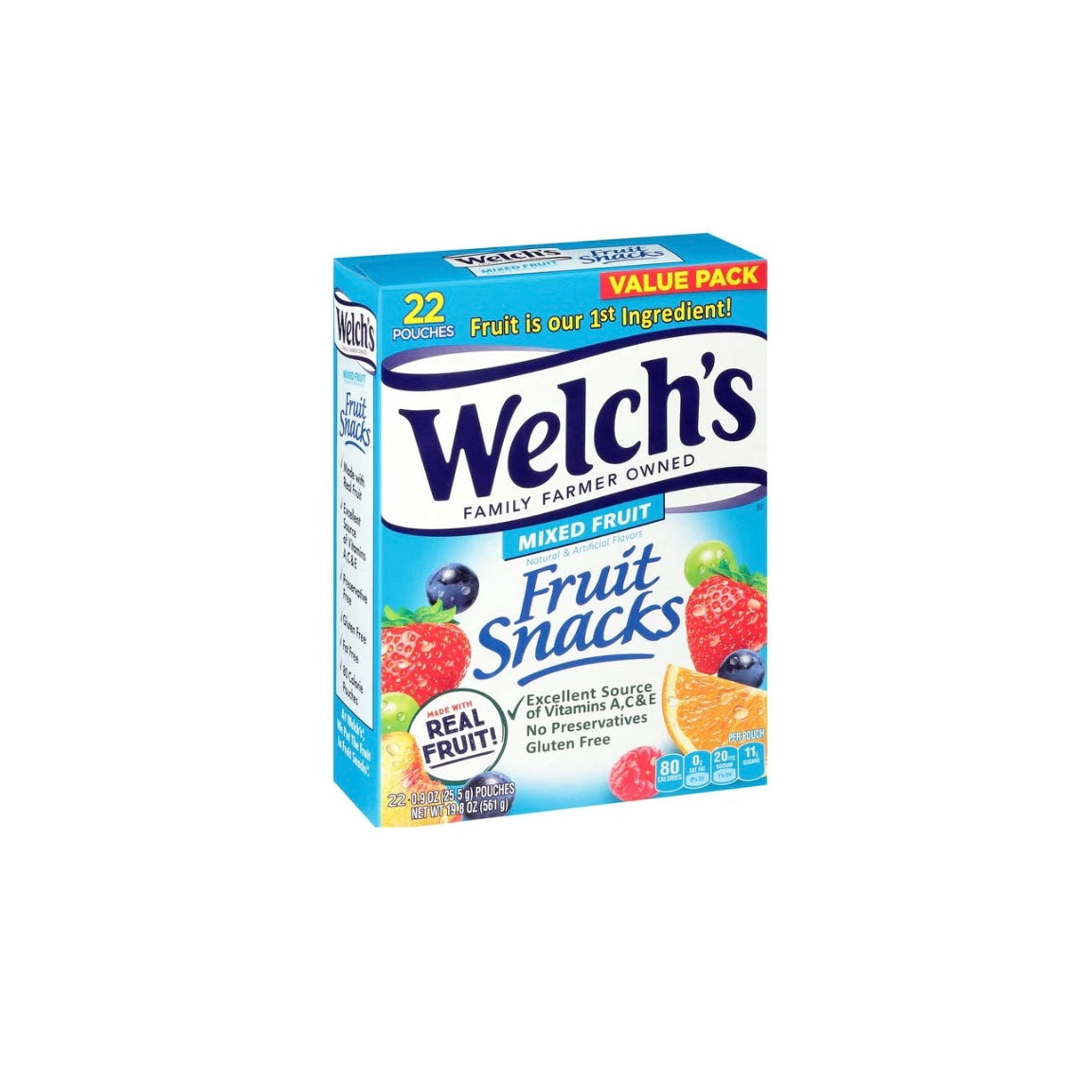 Welch's Mixed Fruit Fruit Snacks Value Pack 22 ct (5006166)