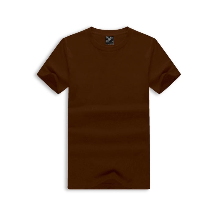 Talha Short Sleeve Crew-Neck T-Shirt - Chocolate Brown (666212)