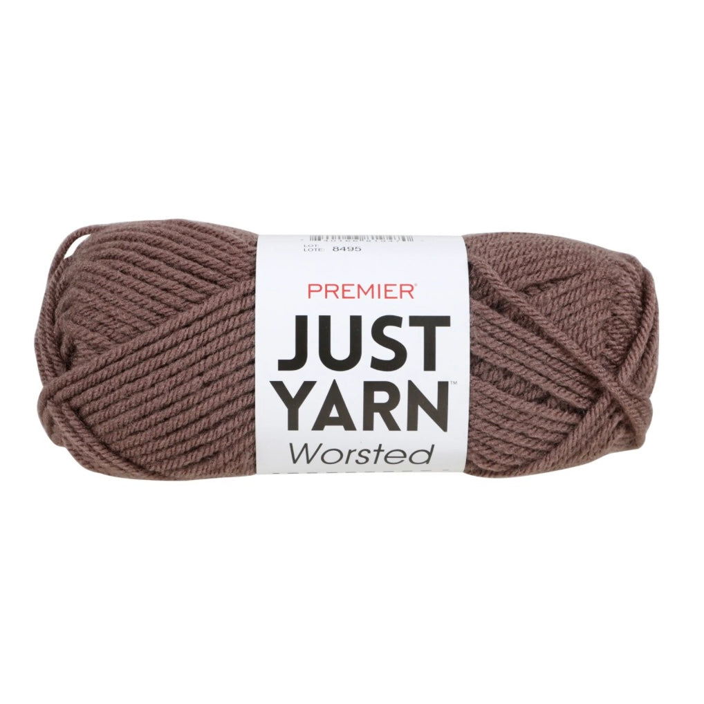 Premier Just Yarn Pecan Acrylic Worsted Yarn 109 yd (348393)