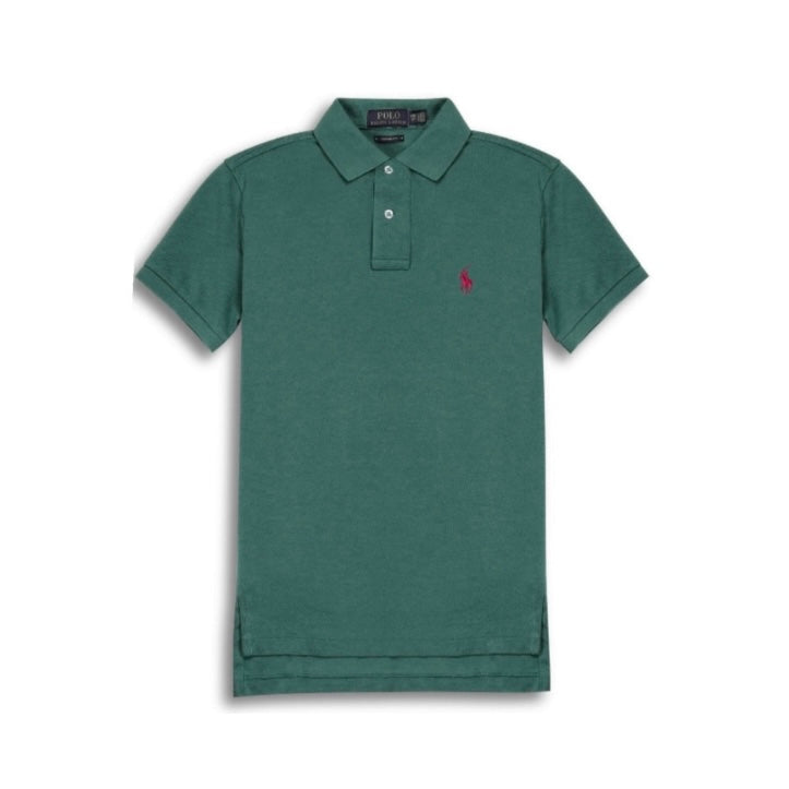Polo Ralph Lauren Custom-Fit Mesh Polo Shirt Salisbury Green (9032802)